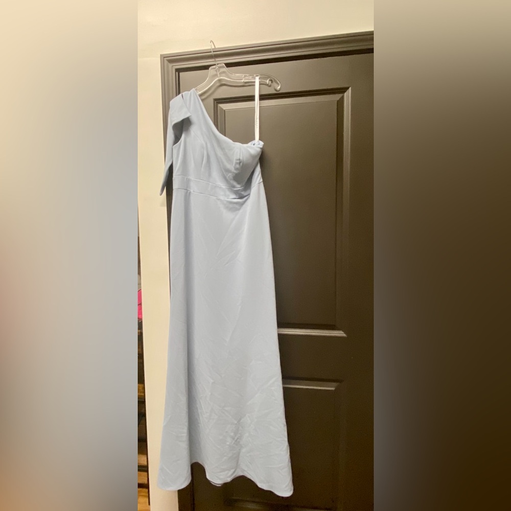 Azazie dusty blue formal dress - Picture 2 of 3